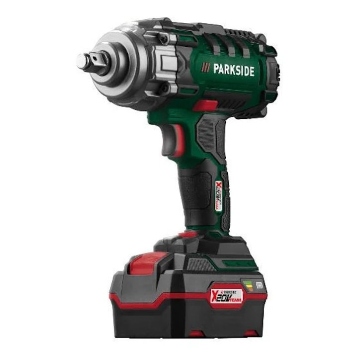 Ударен винтоверт Parkside PASSK 20-Li C4 20 V, включително батерия и зарядно устройство