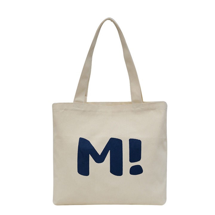 Női válltáska, vászon, 37×33×5 cm, fehér