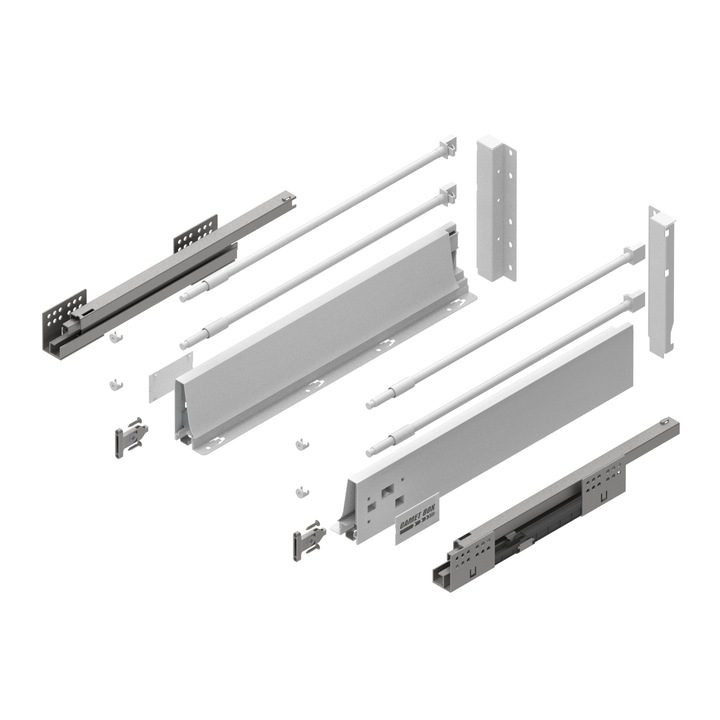 GAMET BOX2 fiókos, magas, fehér, 500 mm