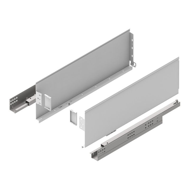 GAMET SIMPLE BOX fiók, 450 mm, fehér, teherbírás 25 kg, vastagság 1,5 mm
