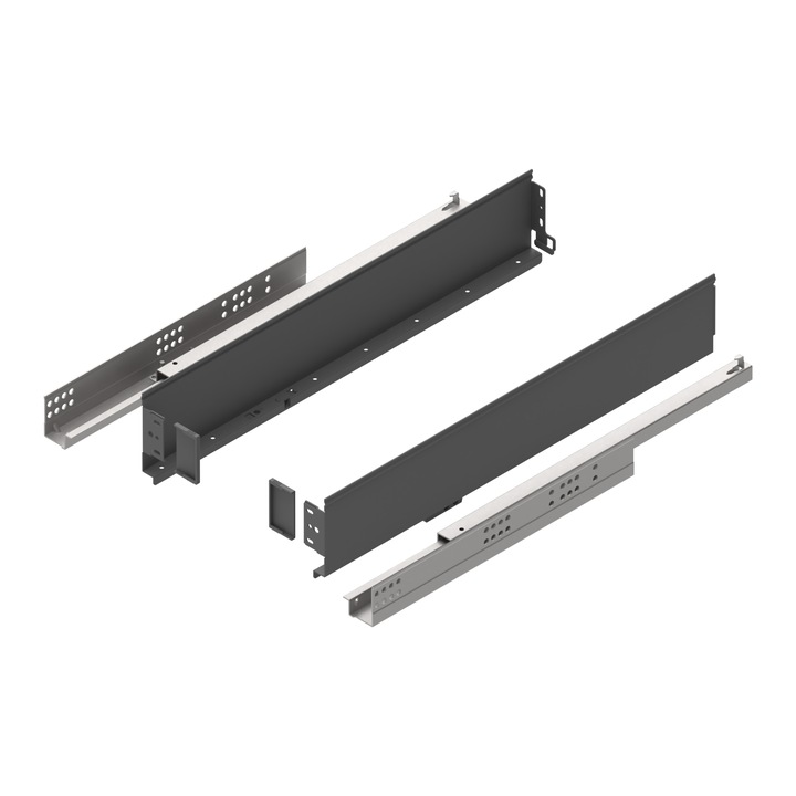 GAMET SIMPLE BOX6 fiókos, alacsony, antracit, 500 mm