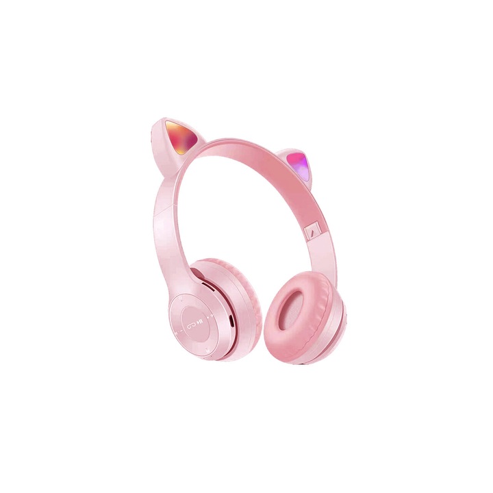 Casti Bluetooth Over-Ear Cats Ears Wireless, Roz