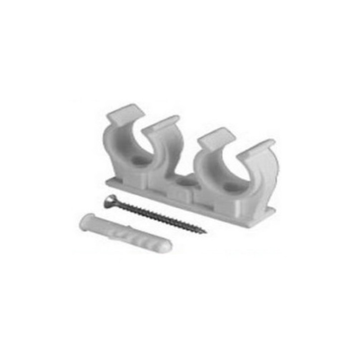 PEX csövekhez való tartozékok 25/28 mm, Diamond, 5 darabos készlet, fehér