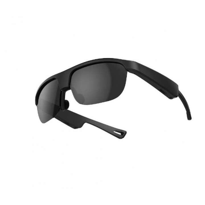 Vezeték nélküli fejhallgató, Okos Napszemüveg M6 Pro, Fekete Fényes, Kihangosító Felnőtteknek