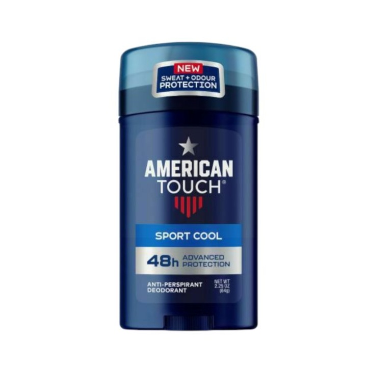 Antiperspirant Stick Sport Cool American Touch 64 g