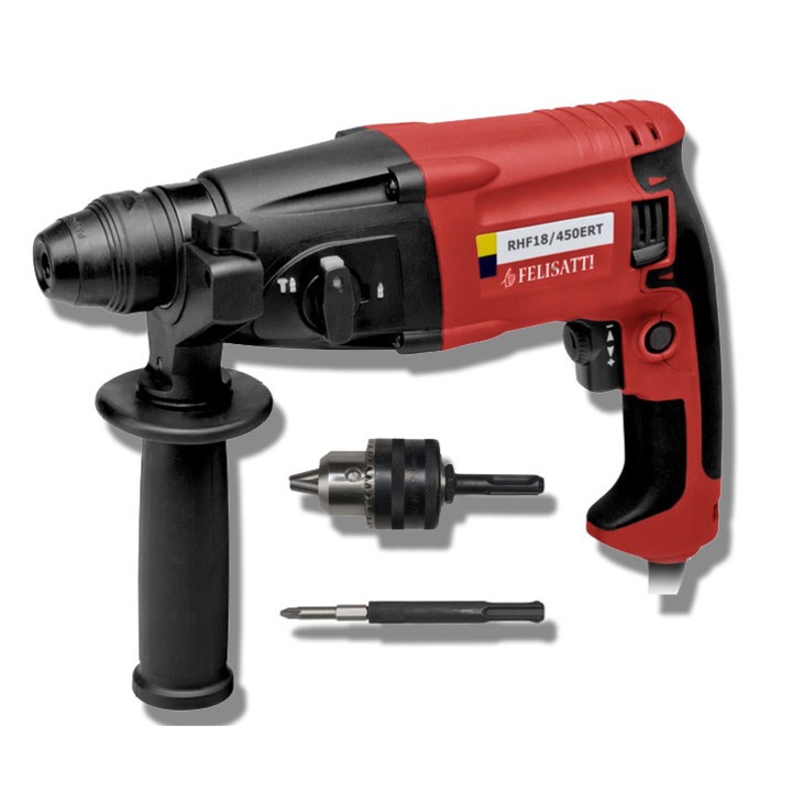 Bormasina, Felisatti, RHF18/450ERT 450W, 0-1650 rpm, 0-7500 rpm