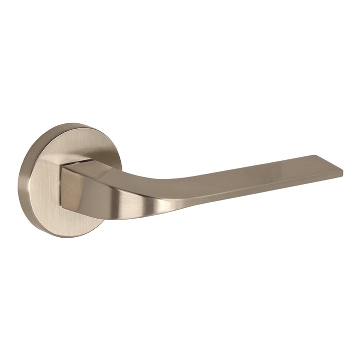 Дръжка GAMET DH18, Vidaro, Basic Line, кръгла плоча, матиран никел