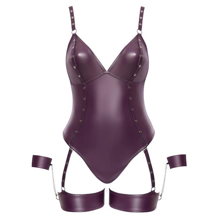 Body Bondage XL, Cottelli, violet mat, set cu restrictii ajustabile