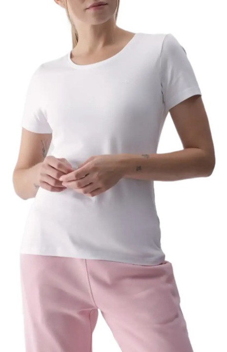 Női 4F póló, pamut, fehér, L INTL