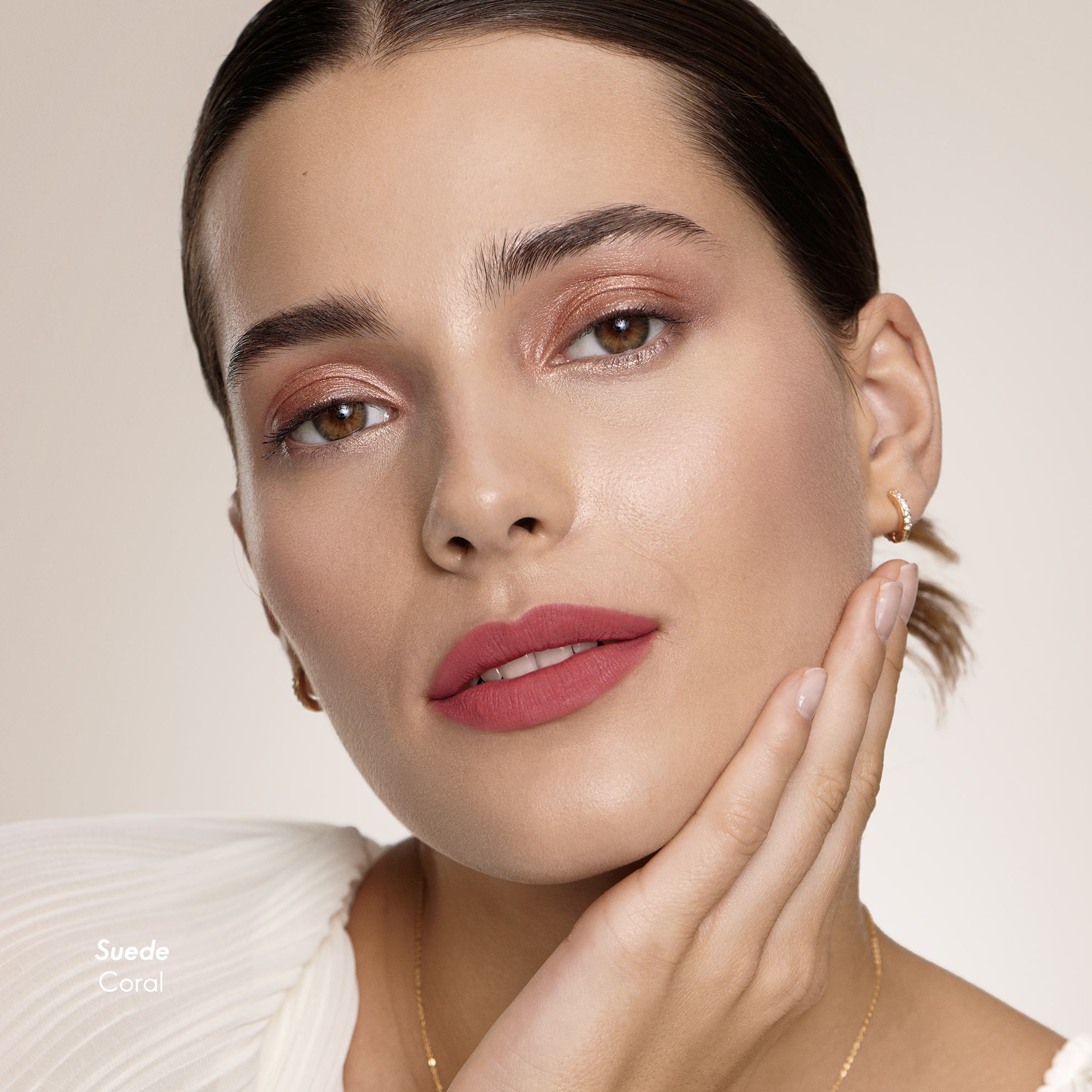 Visator Ruj mat Oriflame Giordani Gold Iconic Elixir, SPF 15, caramel visator ...