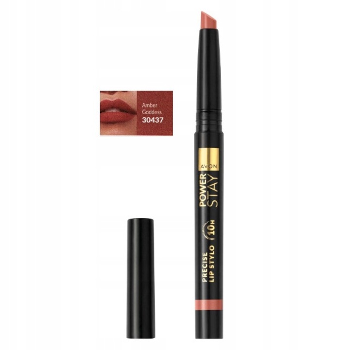 Ruj Avon 10 ore, Amber Goddess, mat, superrezistent, 3,5g