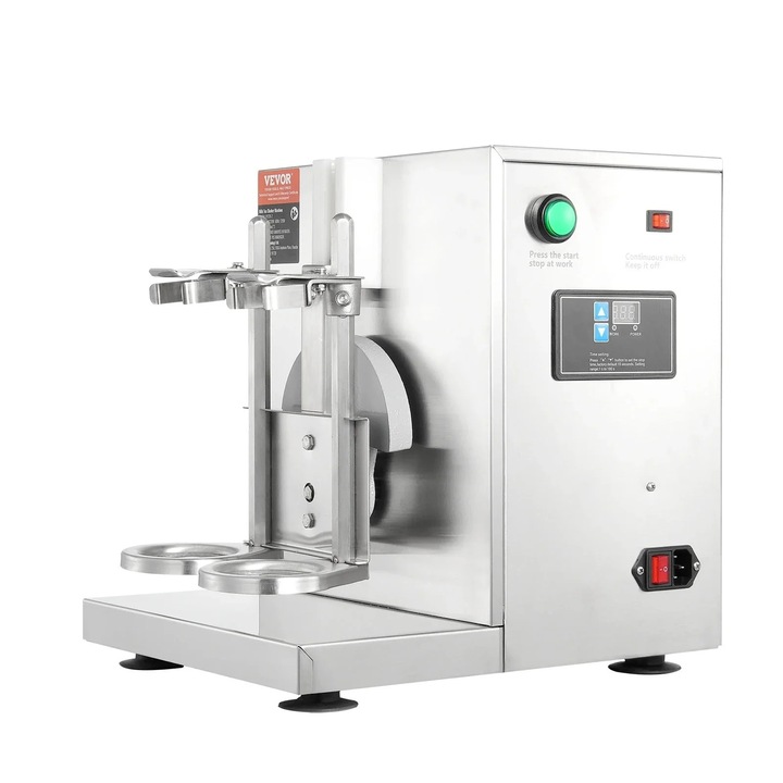 Tejes tea keverőpálcika, 120 W, 0-180 mp időzítő, dupla fej, ezüst