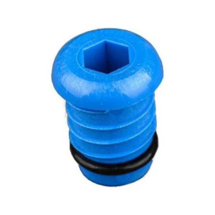 Capac presiune PEX 32 mm, polipropilena, 10 bar, albastru