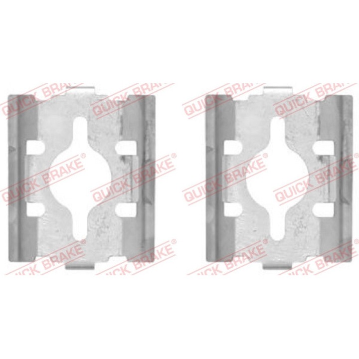 Tartozékkészlet, fékbetétek QUICK BRAKE 109-1600