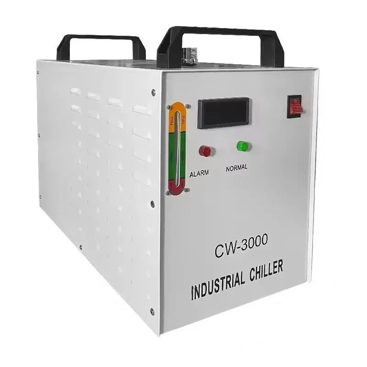 Lézergravírozó gép hűtővel, CW-3000, ipari, fehér