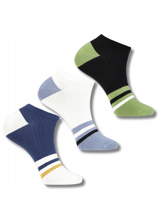 Sosete barbati Moraj set 3PAK colorate 39-42, 69% bumbac, 28% poliamid