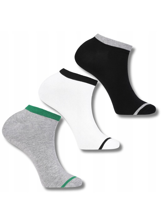 Мъжки чорапи Moraj 3-чифта, ниски, 39-42, многоцветни