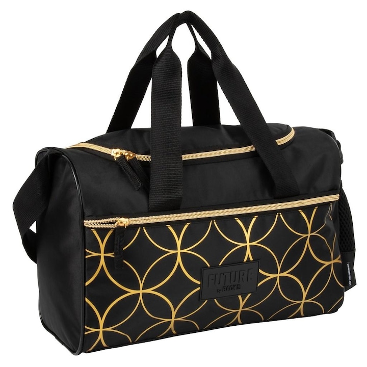 Utazótáska B DF 39, Back UP, fekete/arany