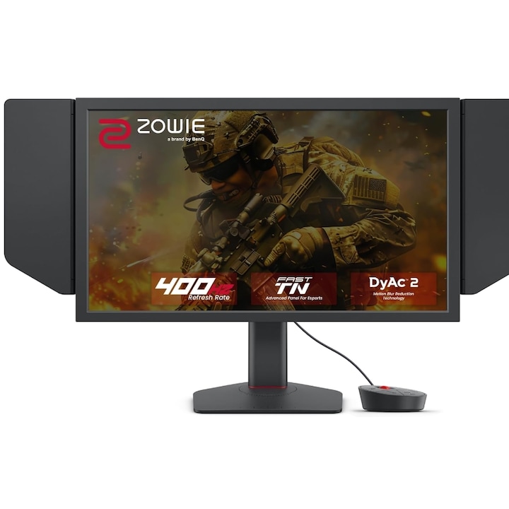 Monitor Gaming Fast TN LED BenQ ZOWIE 24,1" XL2566X+, Full HD 1920x1080, HDMI, DisplayPort, 400 Hz fekete