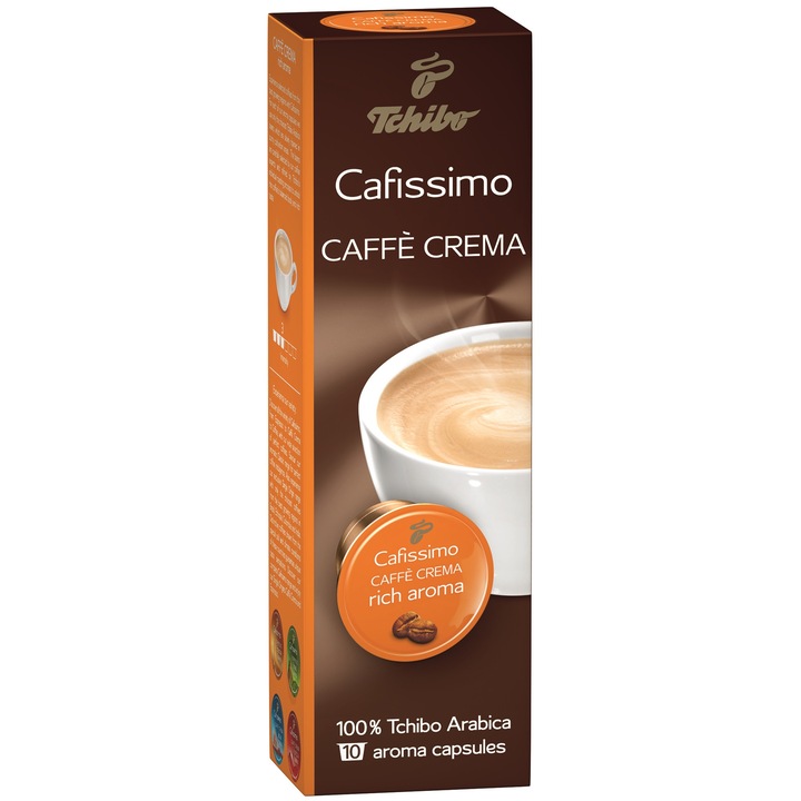 Capsule Tchibo Cafissimo Caffè Crema Rich Aroma, 10 Capsule, 80 g