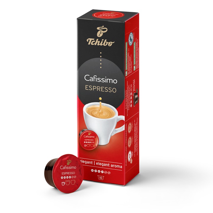 Capsule Tchibo Cafissimo Espresso Elegant Aroma, 10 Capsule, 70 g