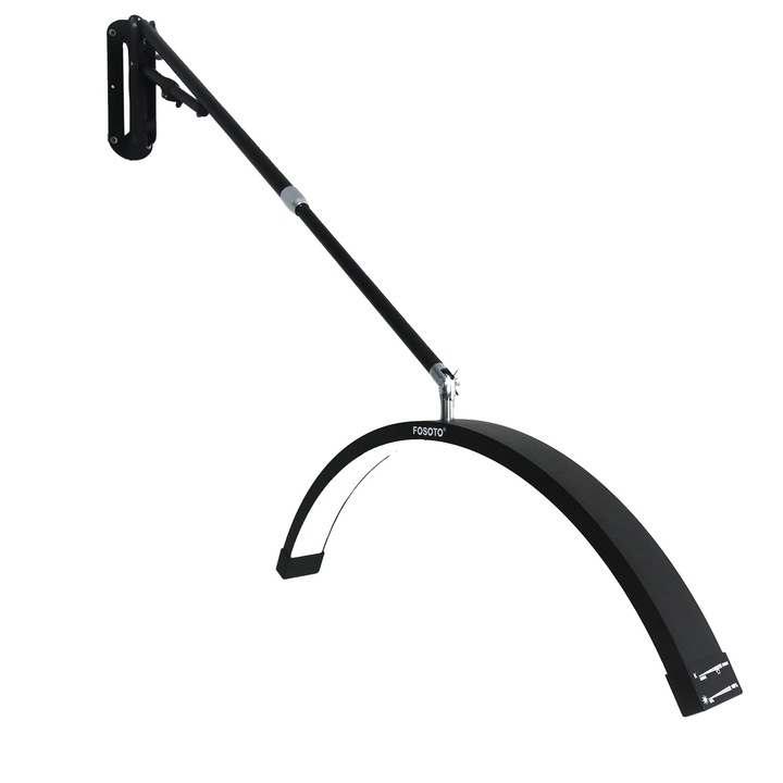 Lampa semi-luna montata pe perete, putere 40W, temperatura de culoare reglabila 3200K-5600K, negru