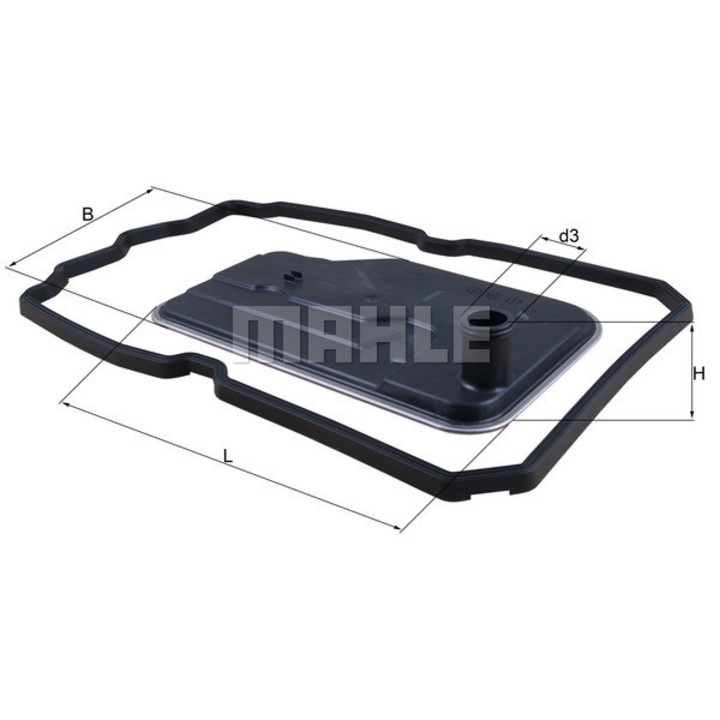 Hidraulika szűrő, automatikus váltó KNECHT HX 124D