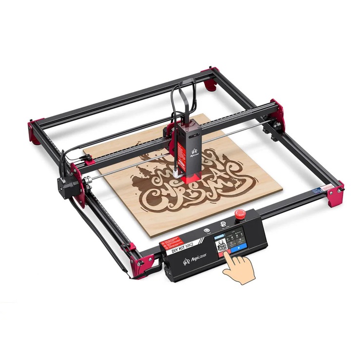 Laser Engraver AlgoLaser DIY KIT MK2, 10W, 12000 mm/min, touchscreen color 3.5"
