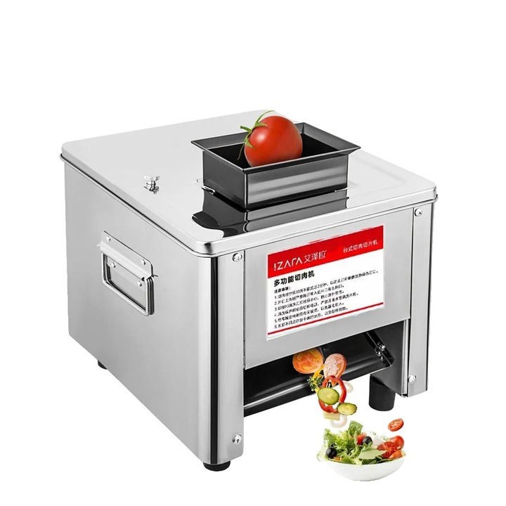 Tocator carne și legume, set de tăiere 5mm, inox, argintiu