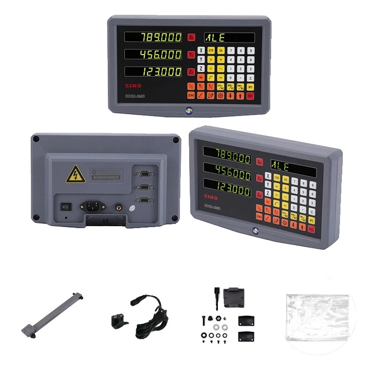 LCD DRO екран, 3 оси, удобен интерфейс, CE сертификат, различни размери