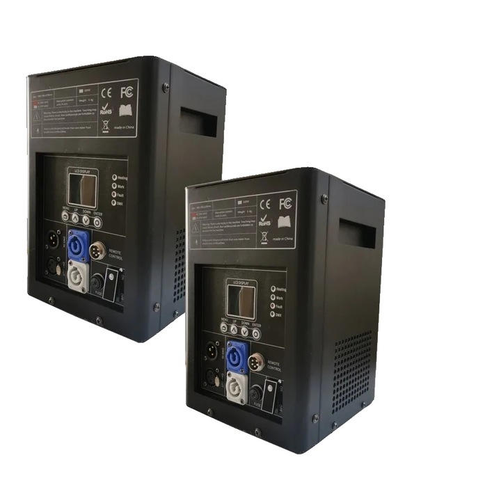 Masina de efecte cu scantei, 750W, 2 bucati, carcasa alba, 175x175x255mm