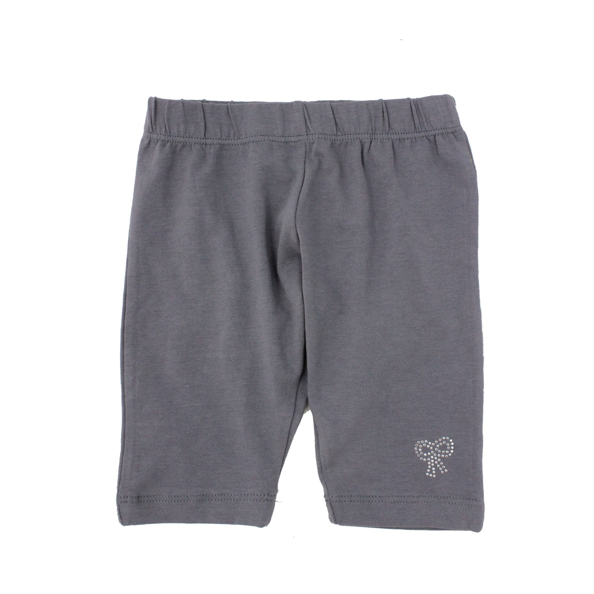 Colanti 3/4, fete, Prickindel, uni, gri, Gri