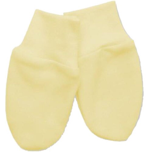 Manusi bebe, galbene, 0-1luni