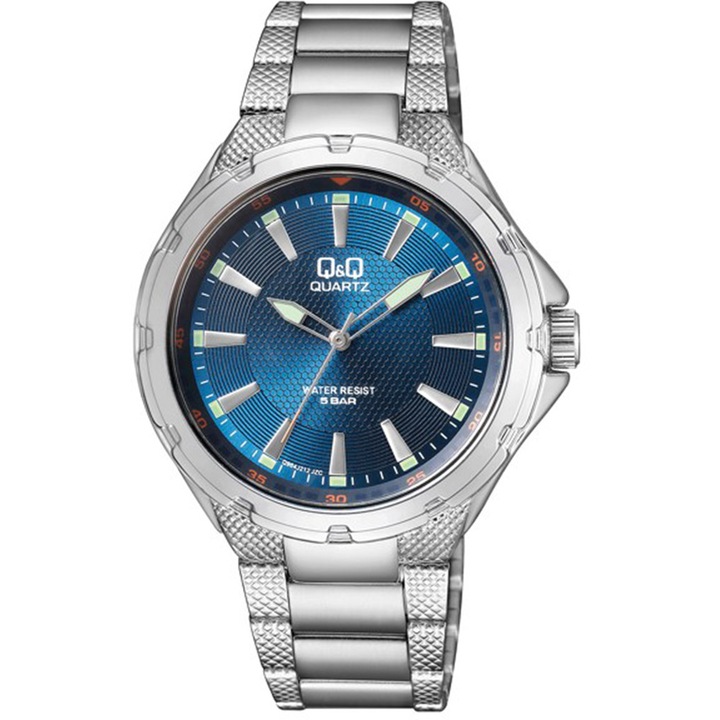 Ceas barbatesc Q&Q Blue & Silver - Q964J212Y