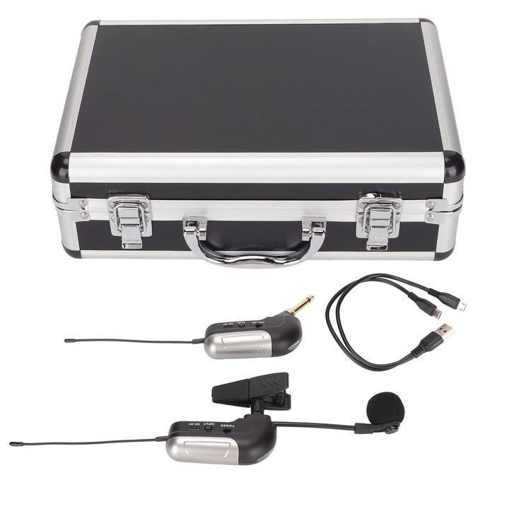 Sistem microfon wireless U-620, 100 canale, dual UHF, 2 antene, 350ft, alimentare AC100-240V