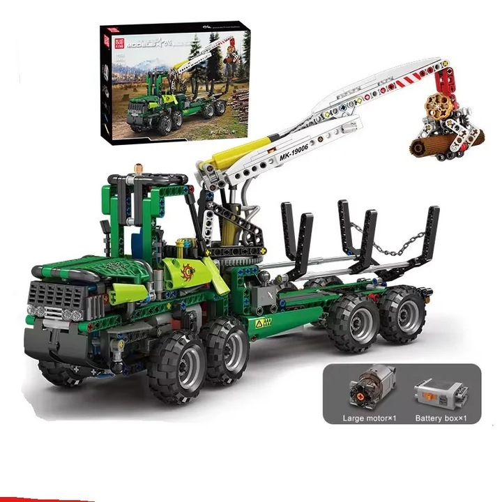 Комплект за конструктор с дистанционно управление, 938 части, екологичен материал, оригинална опаковка, Mould King