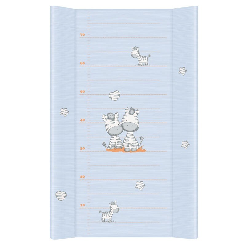 Masa de infasat Ceba Zebra Albastru 50*80 capat deschis bebelusi