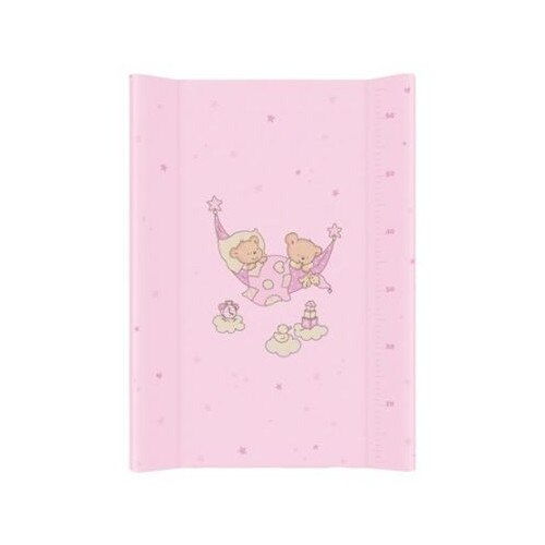 Masa de infasat Ceba Ursuleti Roz 50*70 capat deschis bebelusi