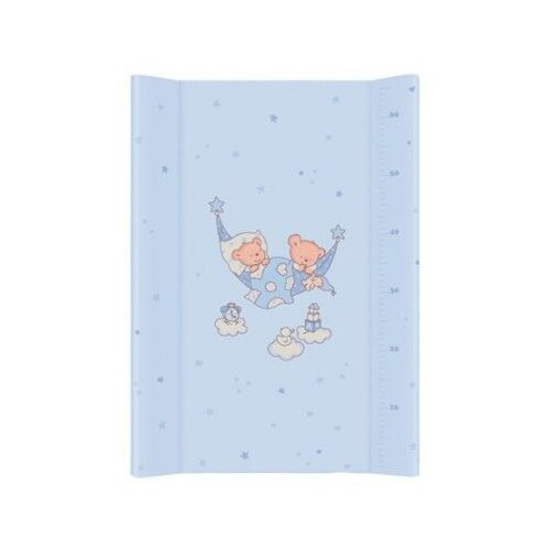 Saltea de infasat - Masa de infasat Ceba Ursuleti Albastru 50*80 capat deschis bebelusi