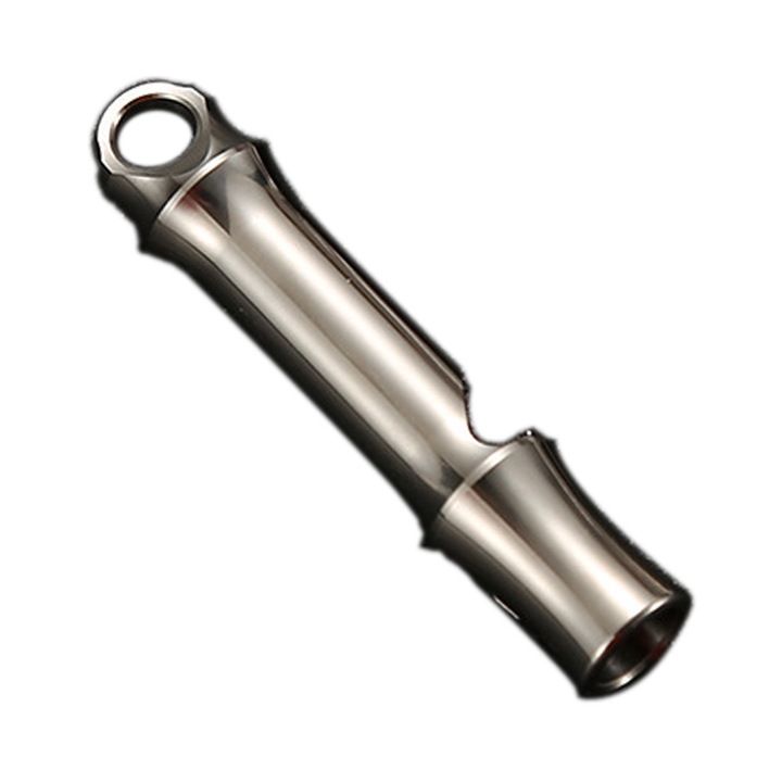 Fluier de urgenta din titan pentru exterior, fluiere de semnalizare de supravietuire cu snur pentru camping, drumetii, cerc de conexiune