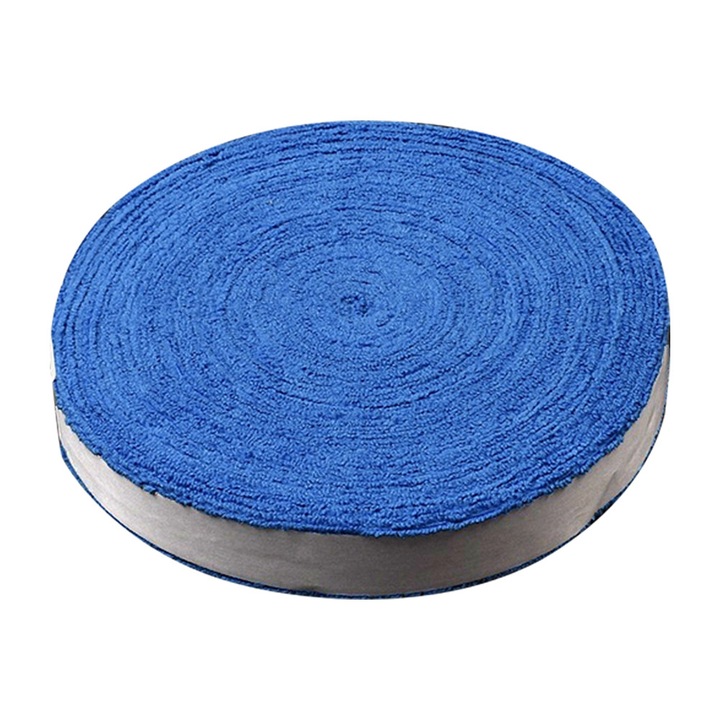 Banda antiderapanta HERUSI pentru manere rachete tenis si badminton, albastru, 1.5x110cm