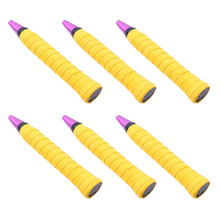 Banda Grip Tenis Herusi galben, absorbant, universal, 1 buc