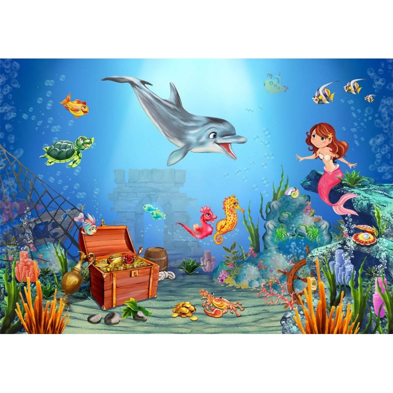 Fototapet DEGRETS 84569 Viata in mare 136x194cm