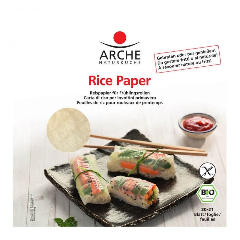 Foi ecologice de orez, 150g - Arche