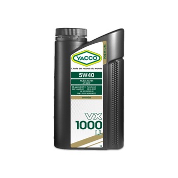 Ulei de motor YACCO VX 1000 LL 5W-40 - 1 L Ulei de motor YACCO VX 1000 LL 5W-40 - 1 L