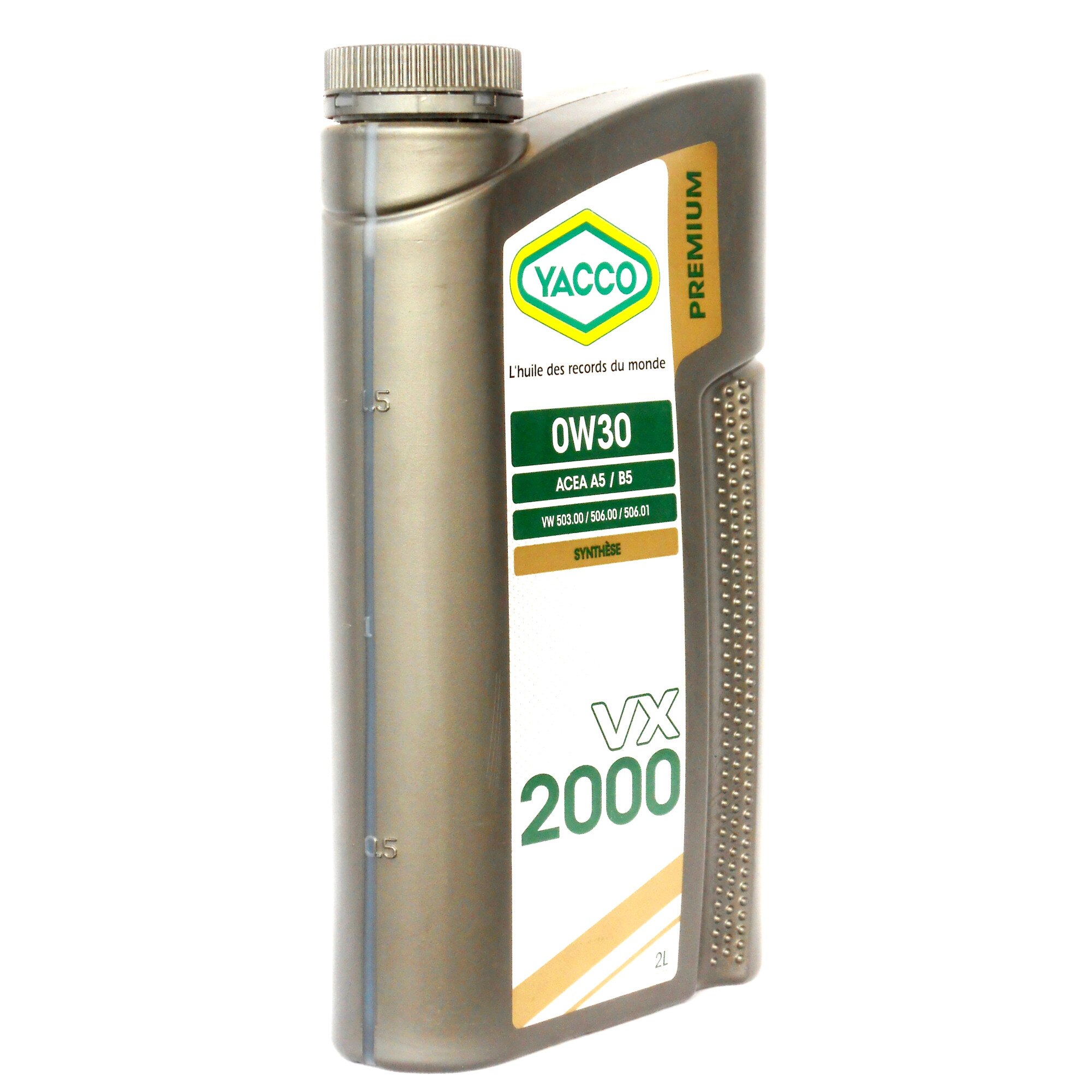 Ulei de motor YACCO VX 2000 0W30 ,100% sinteza, Longlife - 2 L