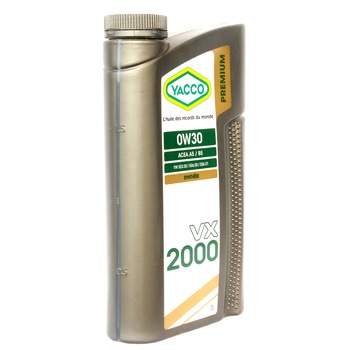 Ulei de motor YACCO VX 2000 0W30 ,100% sinteza, Longlife - 2 L Ulei de motor YACCO VX 2000 0W30 ,100% sinteza, Longlife - 2 L