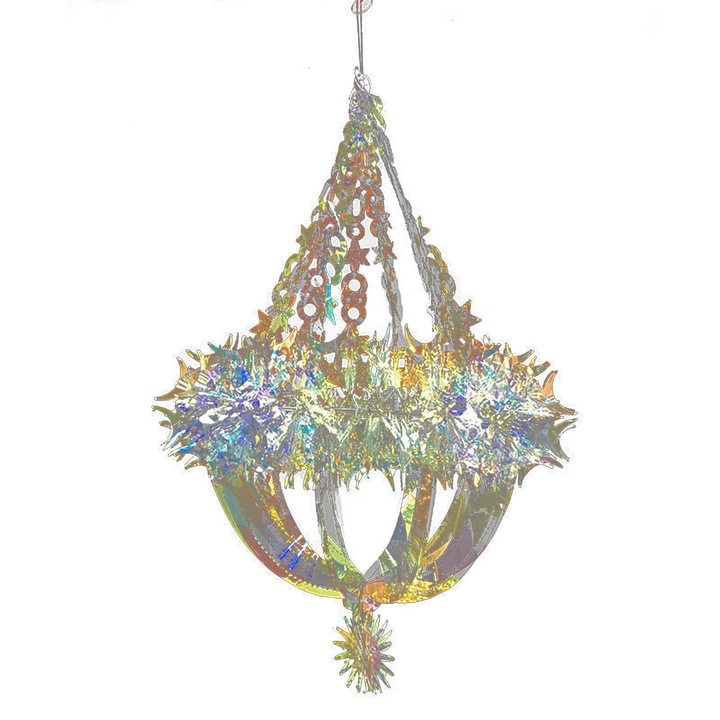 Abajur neon pentru lampa suspendata YANYXR, plastic, multicolor, dimensiune standard