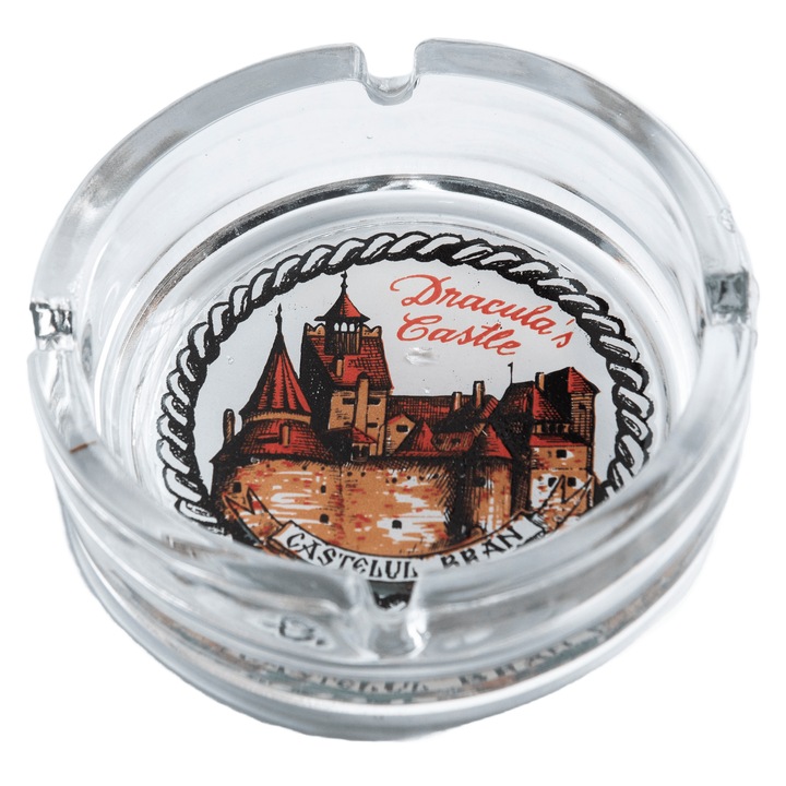 Hamutartó, 10,5 cm, Üveg, Drakula Kastély Dekoráció