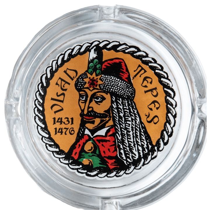 Hamutartó, 10,5 cm, Üveg, Vlad Tepes Decor